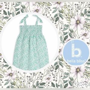 bella bliss Layla Dress in Green Daisy Print, Size 6